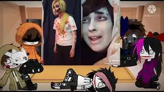 Creepypasta react to Ticci toby /lazy(mistakes)my UA