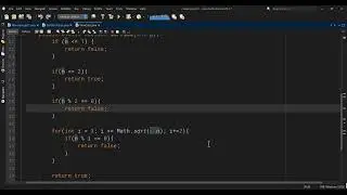 Prime Number Program in Java