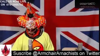 When the Armchair Anarchists has sound problems. Chrissy Darling