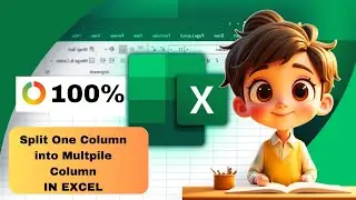 How to split one column into multiple column in Microsoft excel