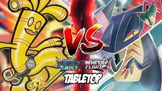Joltik Box Gholdengo VS Dragapult ex Black Bolt & White Flare Tabletop!!!!