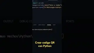 Crear codigo QR con Python