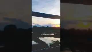 Beautiful sunset at half long 🌄🌄💫🌤️🌤️☀️#like #subscribe #nature #half long//Rosibina & Ishita show