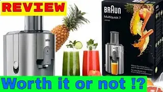 Распаковка соковыжималки Braun Multiquick 7 J700 &mdash; обзор и честное мнение