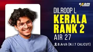 AIR 27 in JEE Paper 2! | Kerala Rank 2 Topper's Secret to Crack B.Arch Entrance | Exam Winner