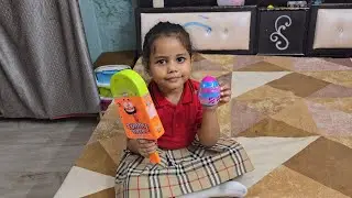 Darshika Kitni Badi Ice-cream Or Egg Le KAR Aai hai🤪😜||@Darshimeena 