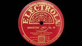 Stokowski conducts Tchaikovsky 1812 Overture (1930)