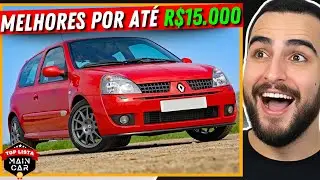 4 MELHORES Carros por até 15 MIL em 2025 | Carros BONS e BARATOS🔥