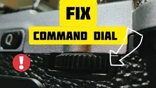 Easy COMMAND DIAL FIX for Your Camera.