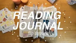 my mid-year reading journal flip through 📖