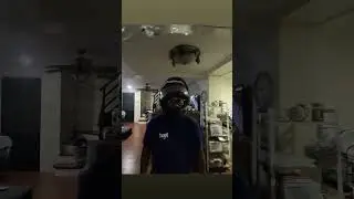trying out rayban meta to arai helmet