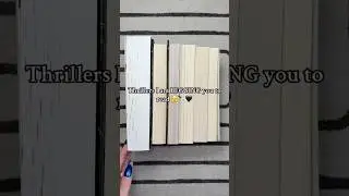 THRILLERS I AM BEGGING YOU TO READ! 🫣😖