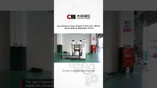 COSMOS PRESS Four Column Type Single Action Up-stroke Servo Driven Hydraulic Press
