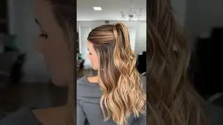 Penteado semi preso #penteados #penteadosrapidos #penteadosimples #penteadoparameninas #cabelo