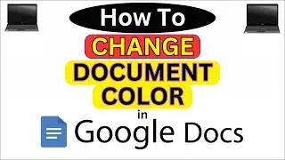 How to Change the Document Background Color in Google Docs | Step-by-Step PC Tutorial