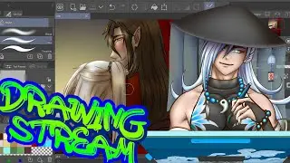 New book art while I yap about another book  - Fair Trade Chapter Art | Drawing Stream