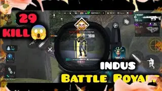 28 Kills in Indus Battle Royale🔥 | Solo vs Squad Domination | High Kill OP Gameplay