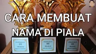Cara Membuat Stiker Piala