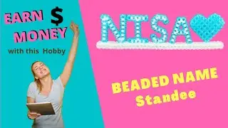 How to Make Beaded Name Standee