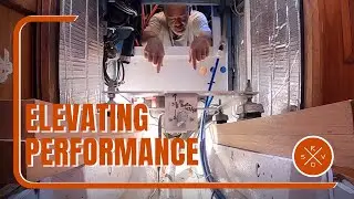 Elevate and Innovate:  Raising the Engine Beds | SV Ramble On