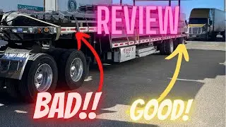Обзор палубы Fontaine Infinity Step от Good and Bad 2013. #stepdeck #trailerreview #bigrig