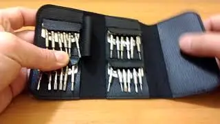 25 in 1 Screwdriver Wallet Kit Repair Tools. Набор насадок с отверткой 25 в 1.