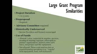Northeast SARE 2023 Large Grant Webinar: Full Webinar
