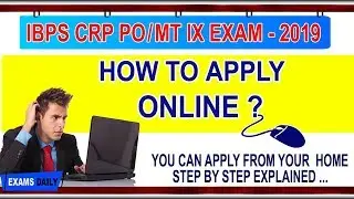 IBPS application form 2019 || BPS Po Apply Online 2019 |  How to Fill IBPS PO Online