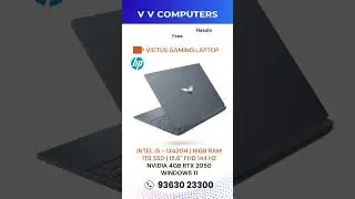 #HPVictus #GamingLaptop #GameOn #NVIDIAGeForce #HPGaming #144HzDisplay #BudgetGamingLaptop