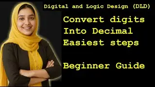 Binary to Decimal Conversion Step by Step | Habiba's Lectures