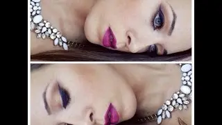Maquillaje inspirado en un atardecer.