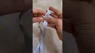 Diy hair band from old Jeans #mrsdiyurvashi #youtubeshorts