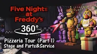 360&deg;| Five Nights at Freddy's Pizzeria Tour  - Stage and Parts & Service (4K Ultra HD, Part 1)