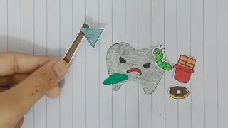 Dental Care 🏥 💉 ASMR / Paper play stop motion / Sleepy Papers