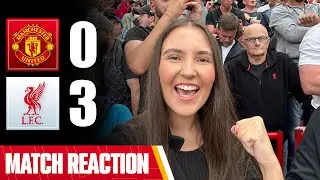 WHO THE F**K ARE MAN UNITED! | Man United 0-3 Liverpool | Chloe’s Match Reaction