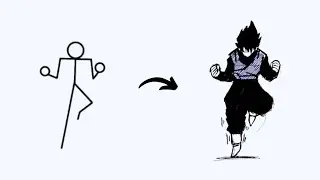 How To Draw Goku Black | Easy Anime Drawing | Dragon Ball Z | Tutorial |