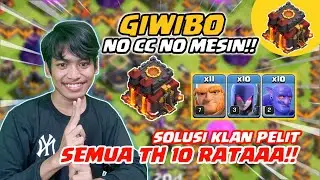 NO CC NO MESIN! Giant Witch Bowler (GiWiBo) Strategi TH 10 - Clash Of Clans Indonesia
