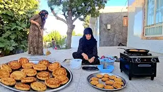 Village life in Iran:   Cooking Traditional village cutlets | simple & tasty rural food | ILAM 