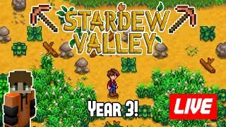 Year 3 Begins! | Stardew Valley | (LIVE)