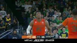 Miami vs Notre Dame College Basketball Condensed Game 2018