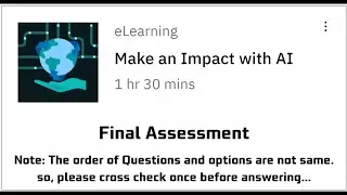 Final Assessment || Make an Impact with AI #naanmudhalvan #ibm