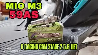 G Racing Cam Stage 2 Mio i 125 59 All Stock