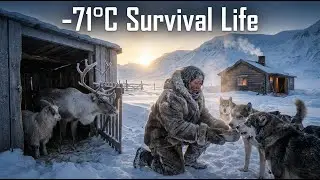 Animals of the Frozen Village | &minus;71&deg;C Extreme Cold Survival Life Documentary