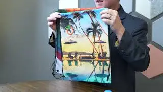 8100S - Sublimated Non Woven Drawstring Backpack
