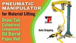 FURNSTECH Pneumatic Manipulator for Drum, Cylindrical Components, Heavy Material Lifting - Chennai