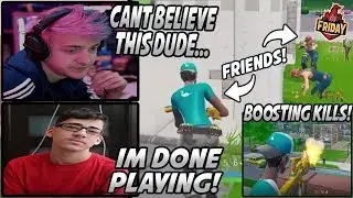 Ninja & FaZe Sway ANNOYED After Losing To CHEATERS In Friday Fortnite... (SHOCKED At The Replays!)