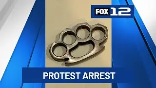 79-year-old man arrested with brass knuckles at Portland ICE protest