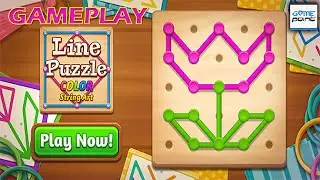 #1 Line Puzzle Color String Art | Gameplay Walkthrough | Best Android Gameplay HD || Game Point PK