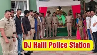 DJ Halli Police Station..!Ganesh Chaturthi Celebration.! #ganesha #police #policestation #bangalore