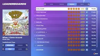 [Fortnite Festival S1] When I Come Around Expert Vocals 100% FC World Record All Perfects